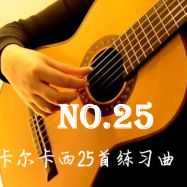 卡尔卡西25首练习曲吉他谱GTP格式