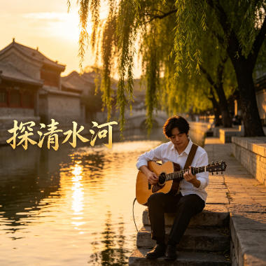 探清水河吉他谱GTP格式