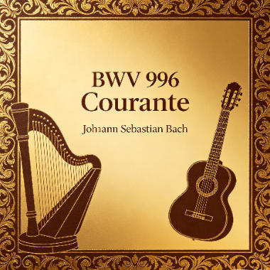 BWV996 Courante-库朗特舞曲吉他谱GTP格式